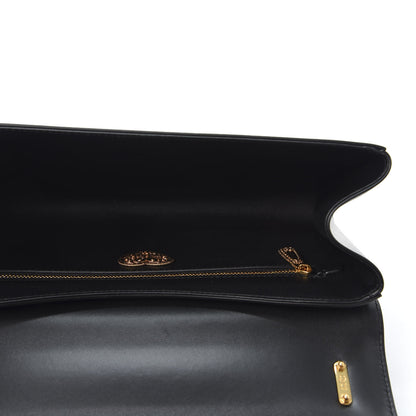 Dolce & Gabbana Calfskin Medium Devotion Crossbody Bag Black 4 of 10
