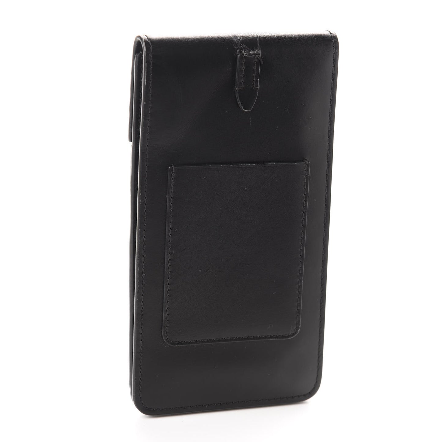 Smooth Calfskin Radford Phone Crossbody Bag Black