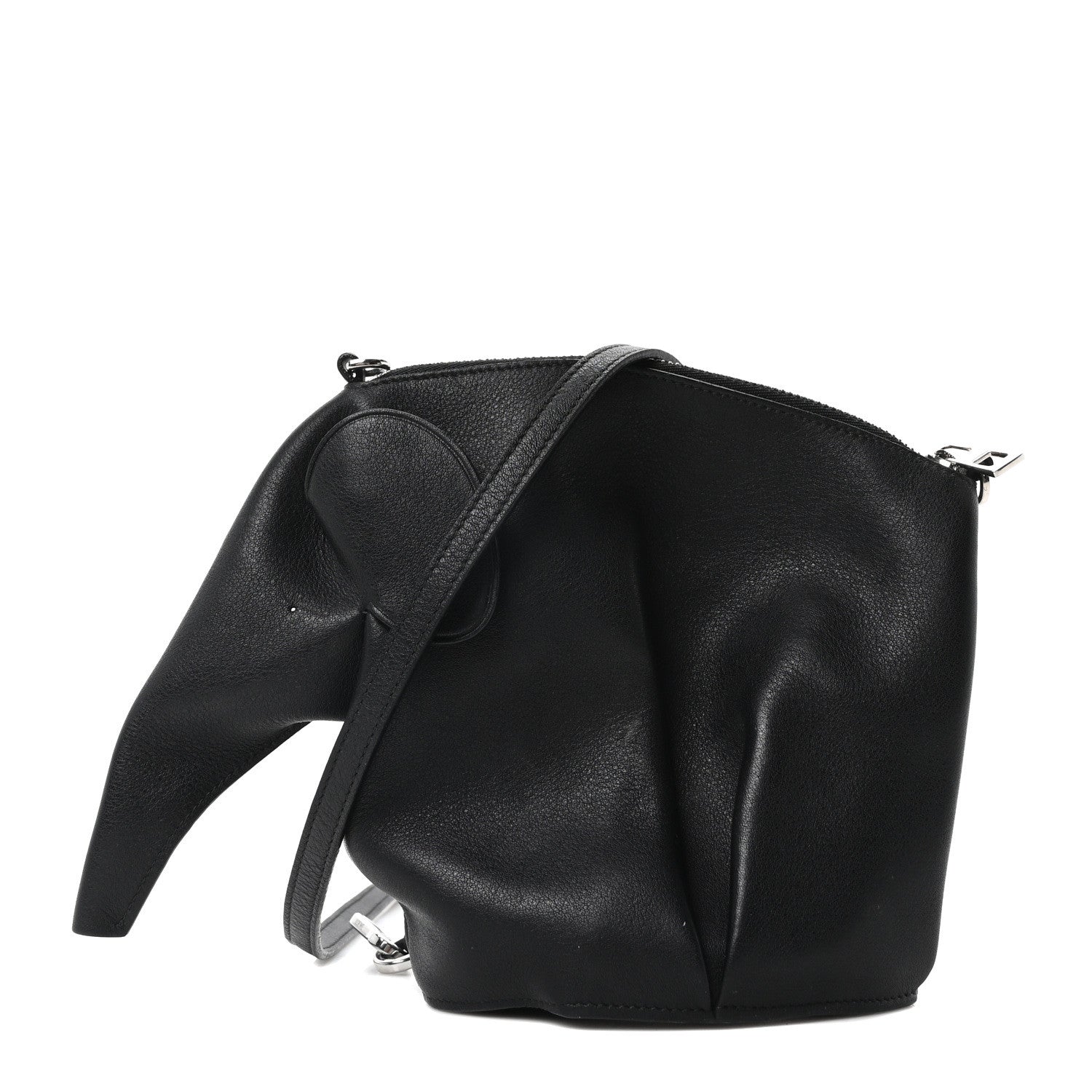 Loewe Calfskin Mini Elephant Crossbody Bag Black 1 of 9