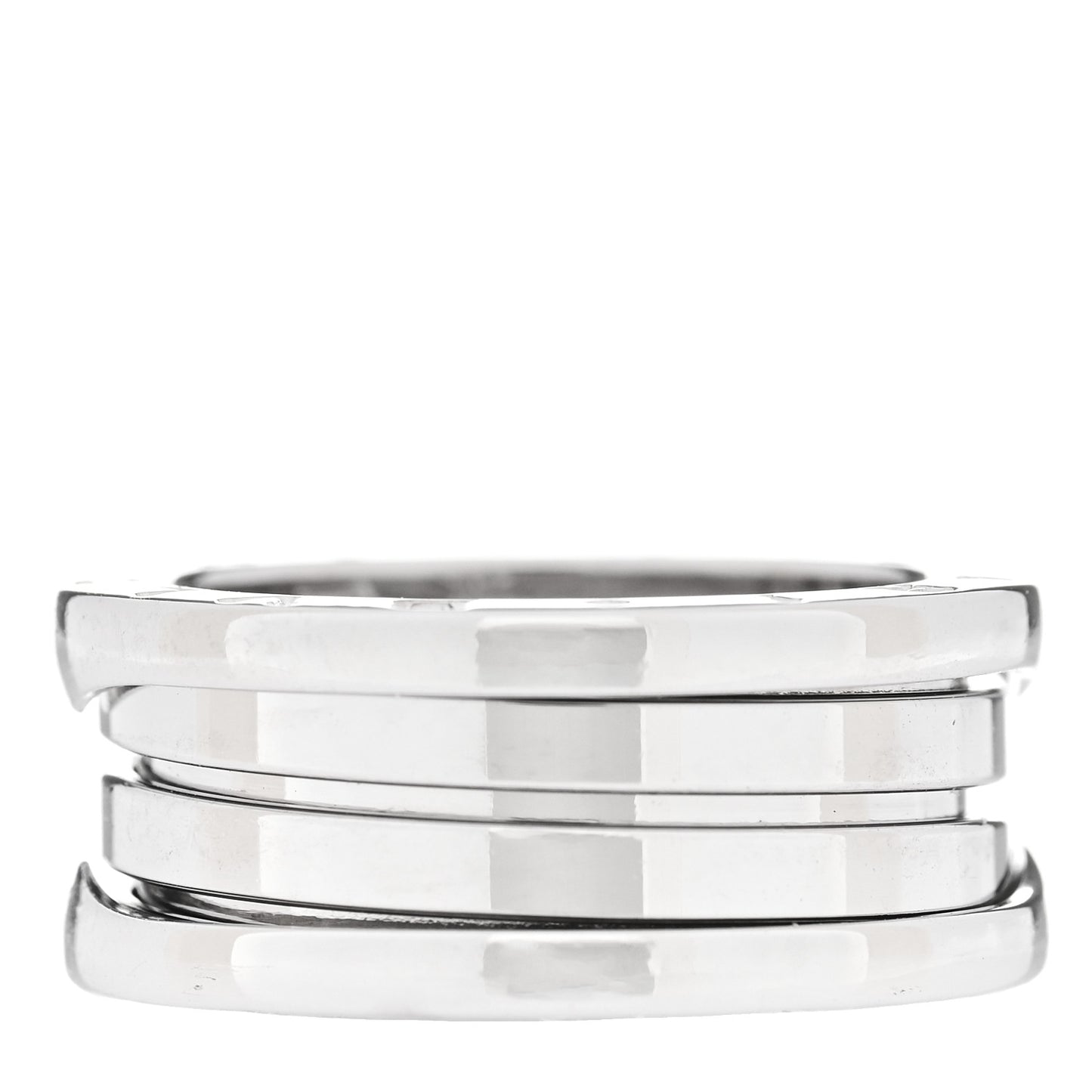 18K White Gold B.Zero1 Three-Band Ring 53 6.5