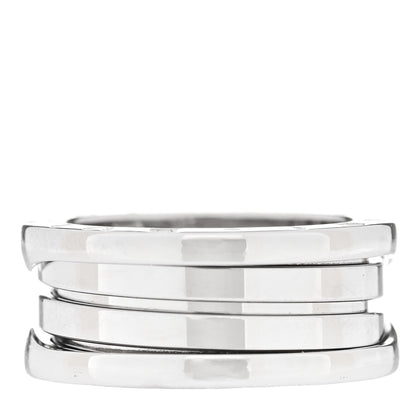 Bulgari 18K White Gold B.Zero1 Three-Band Ring 53 6.5 1 of 6