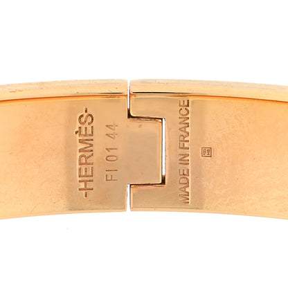 Hermes Enamel Narrow Clic Clac H Bracelet PM White 4 of 5