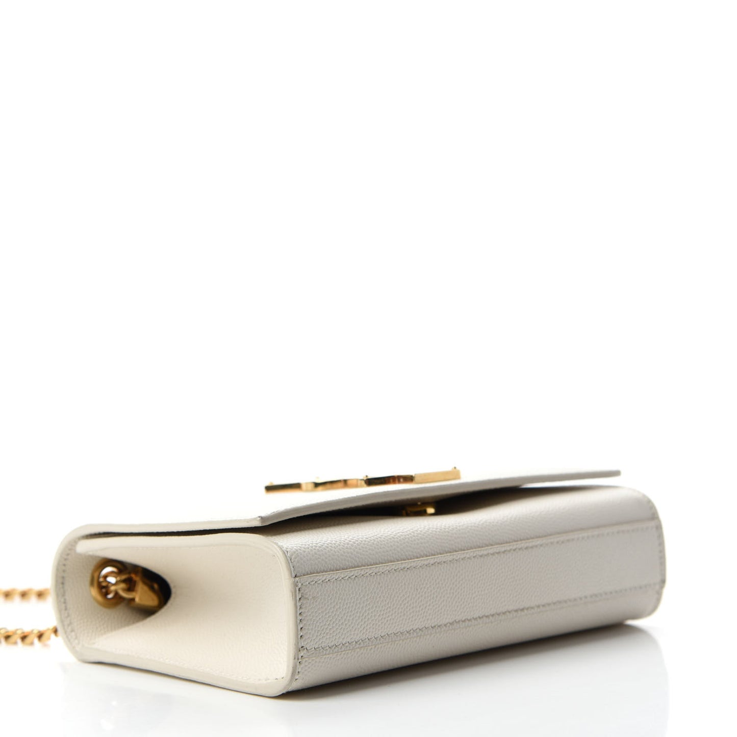 Grain De Poudre Small Monogram Kate Satchel Blanc Vintage
