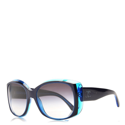 Chanel Mother of Pearl CC Sunglasses 5227-H Blue 1 of 10