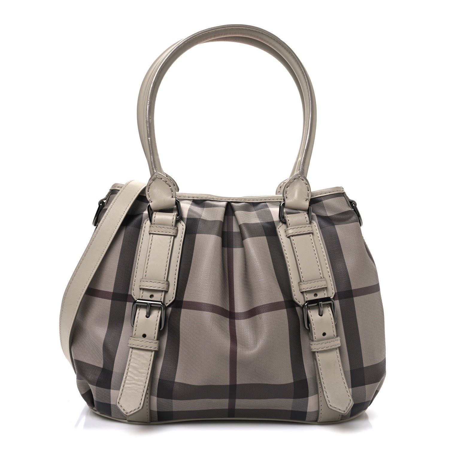 Burberry Smoked Check Small Northfield Tote Trench 1 of 15