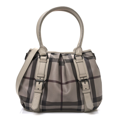 Burberry Smoked Check Small Northfield Tote Trench 1 of 15