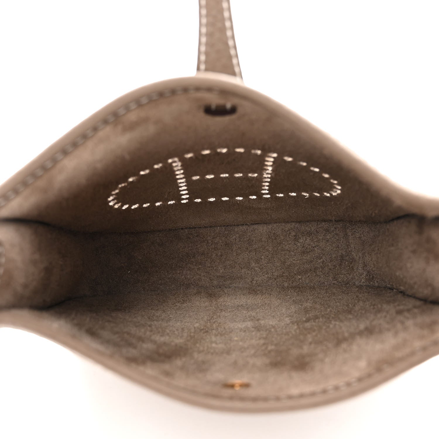 Hermes Taurillon Clemence Evelyne TPM Etoupe 4 of 9