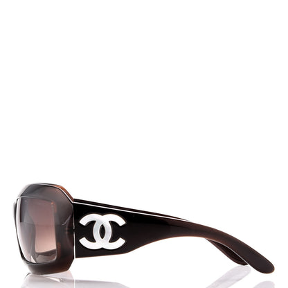 Chanel Mother of Pearl CC Sunglasses 5076-H Brown 3 of 8