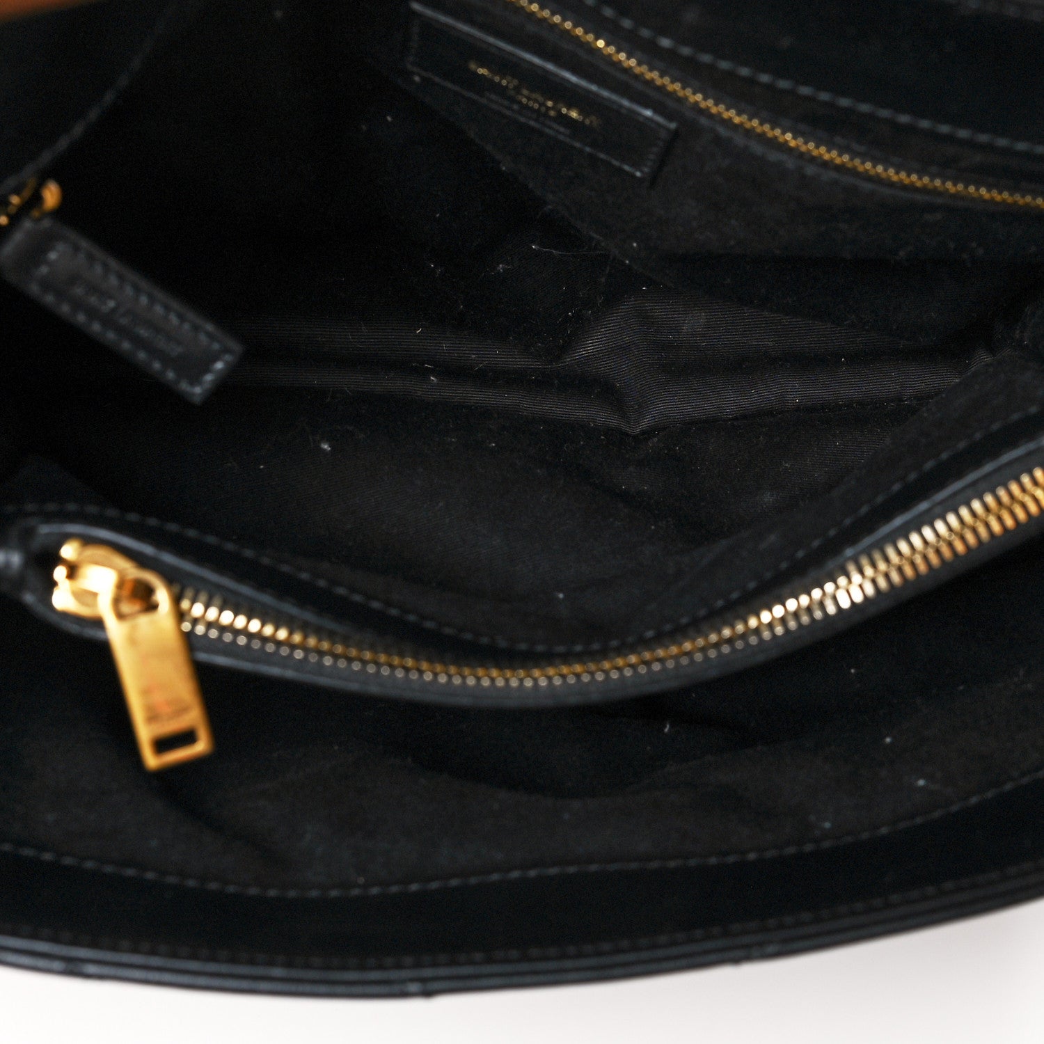 Saint Laurent Calfskin Y Quilted Monogram Medium Loulou Chain Satchel Black 6 of 13