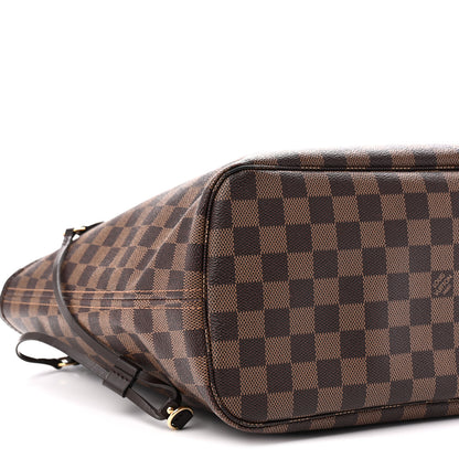 Louis Vuitton Damier Ebene Neo Neverfull MM Rose Ballerine 8 of 10