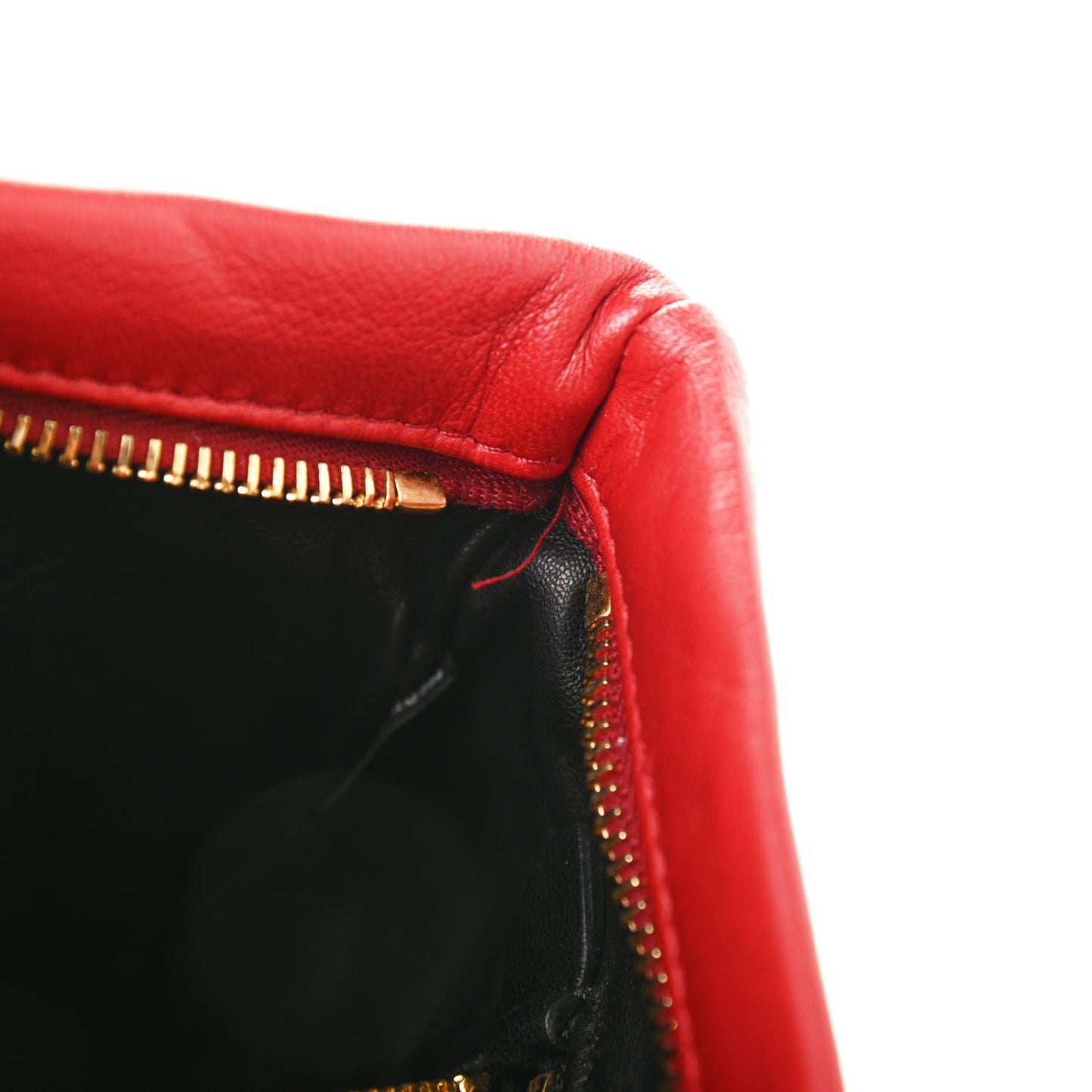 Nappa Zip Pouch Fuoco