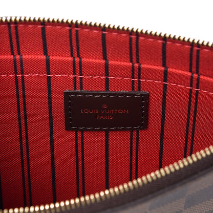 Louis Vuitton Damier Ebene Neverfull MM GM Pochette 6 of 7