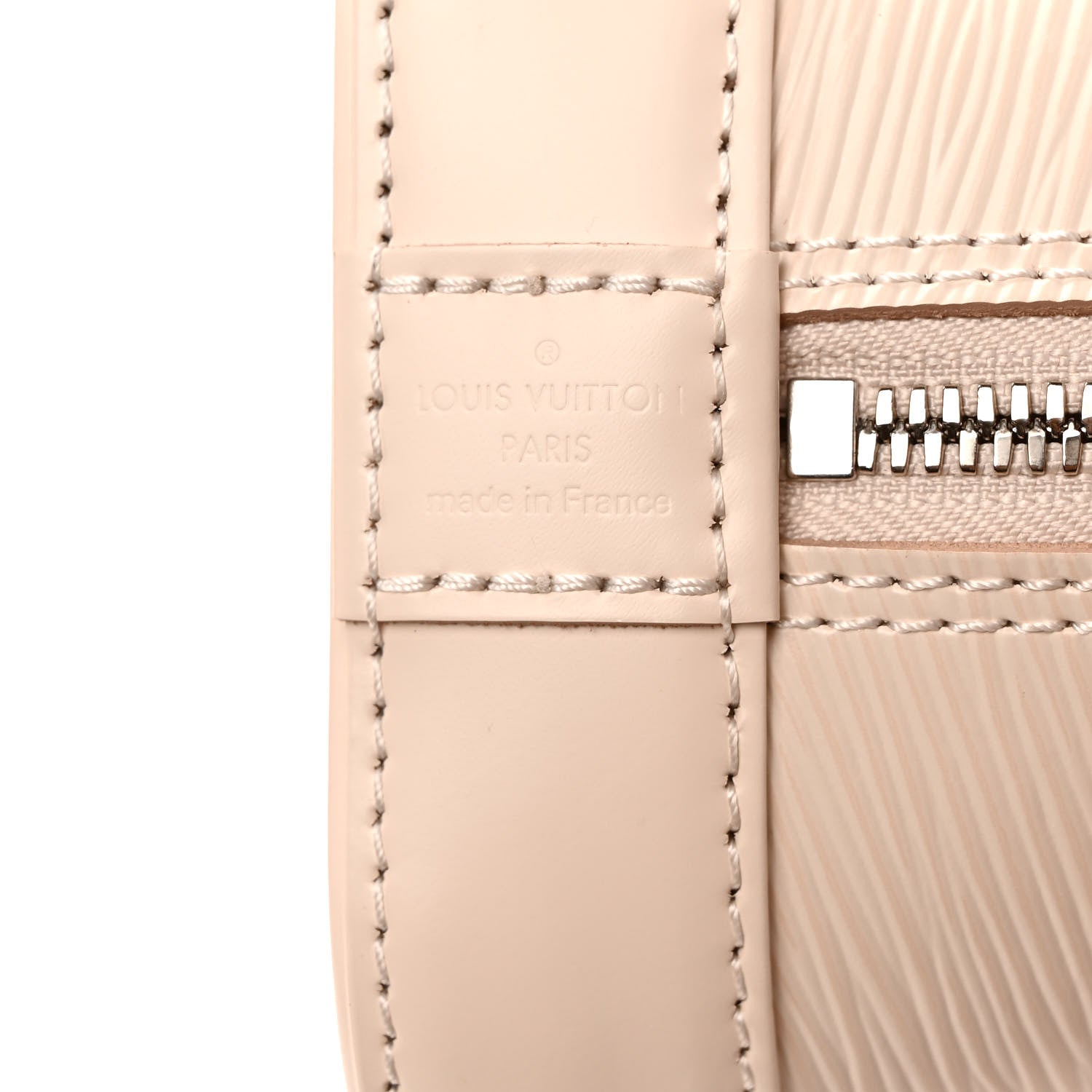 Louis Vuitton Epi Jacquard Alma BB Ivory 7 of 9