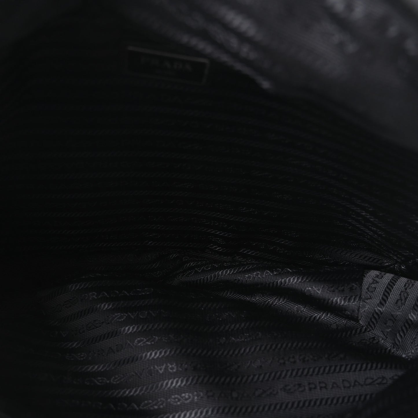 Tessuto Nylon Studded Belt Bag Black