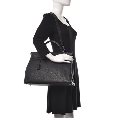 Hermes Fjord Kelly Retourne 40 Black 2 of 47