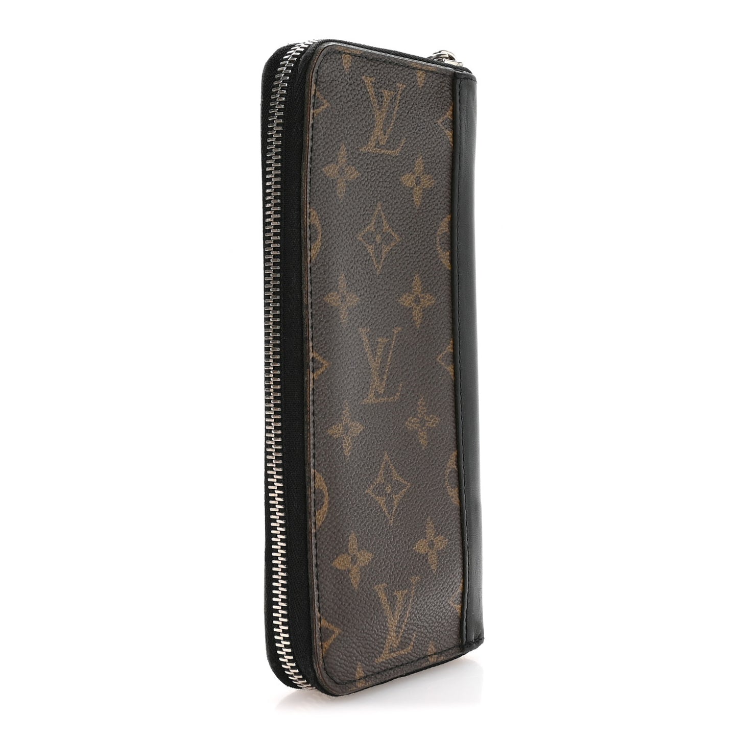 Monogram Macassar Vertical Zippy Wallet