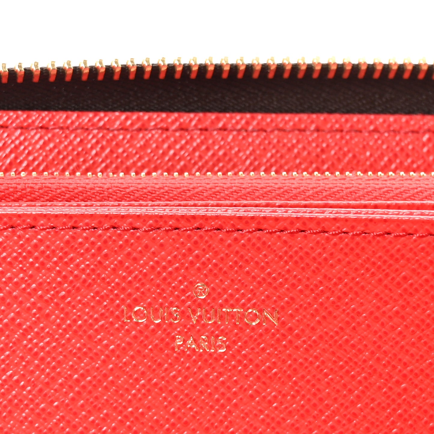 Monogram Zippy Wallet Coquelicot