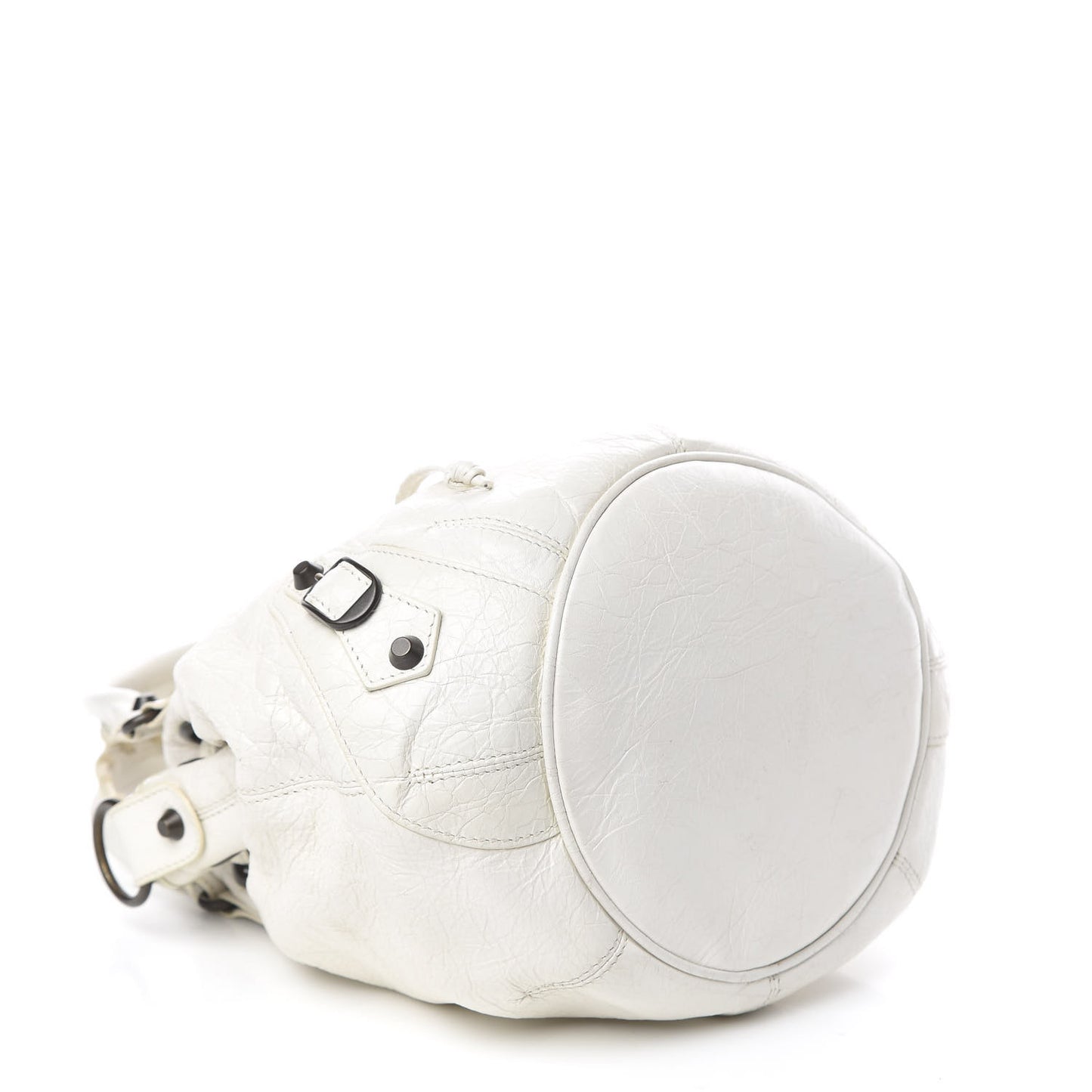Agneau Classic Hardware Mini Pompon Ivory