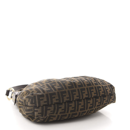 Fendi Zucca Cuoio Lucido Chef Hobo Tobacco Moro 5 of 10