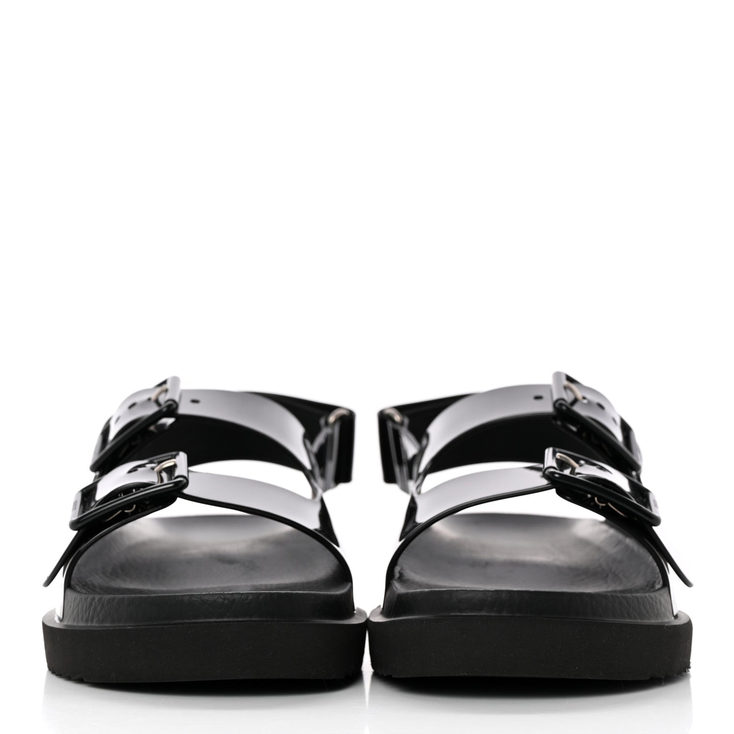 Rubber Mini Double G Womens Isla Dad Sandals 37 Black