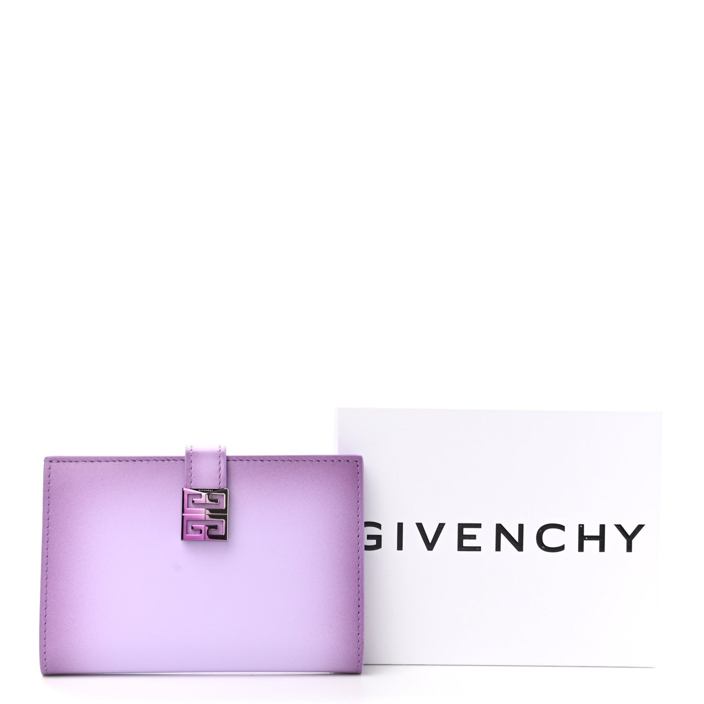 Smooth Box Ombre Calfskin 4G Wallet Lilac