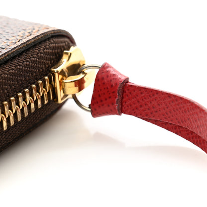 Louis Vuitton Damier Ebene Clemence Wallet Cherry 10 of 11