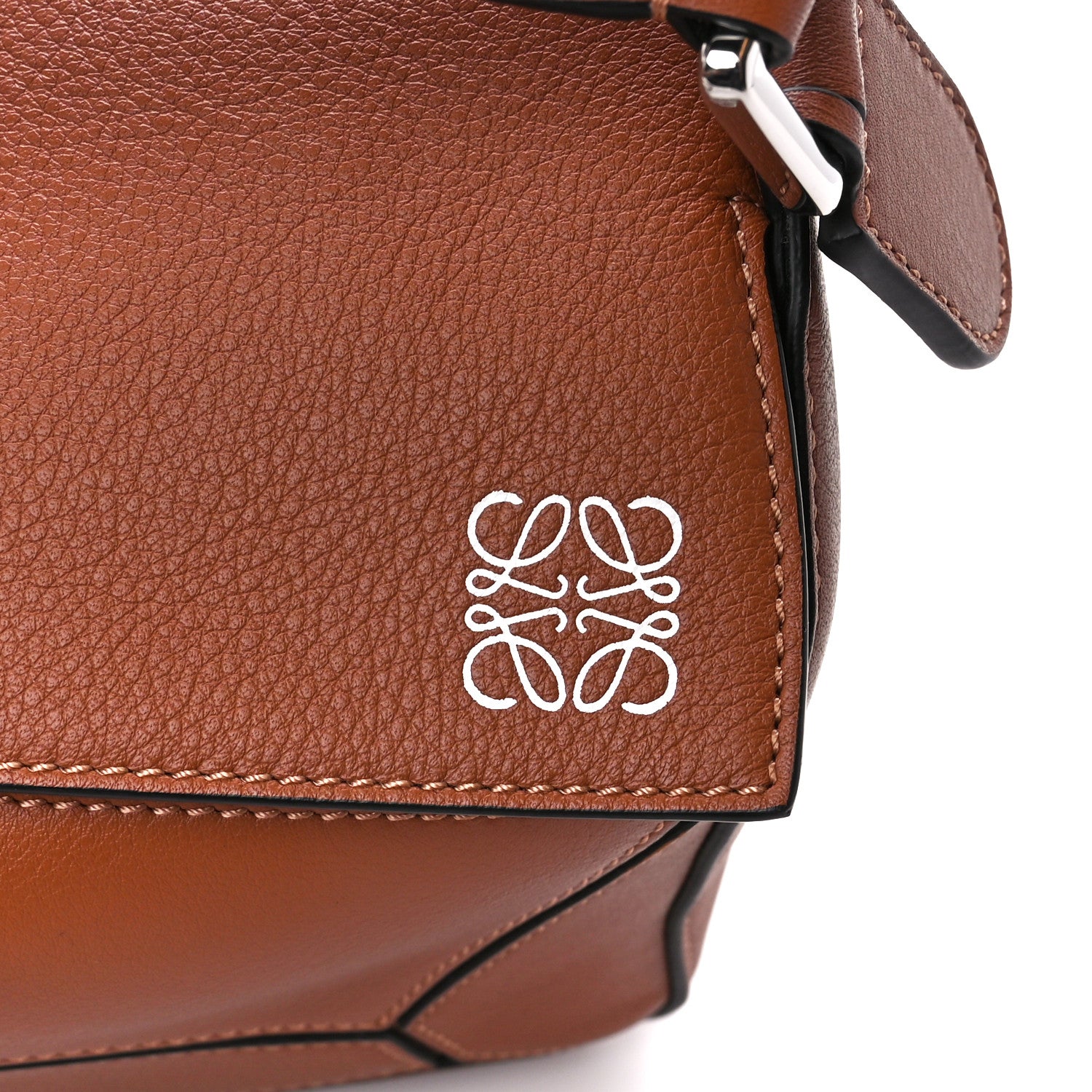 Loewe Calfskin Small Puzzle Bag Tan 7 of 11
