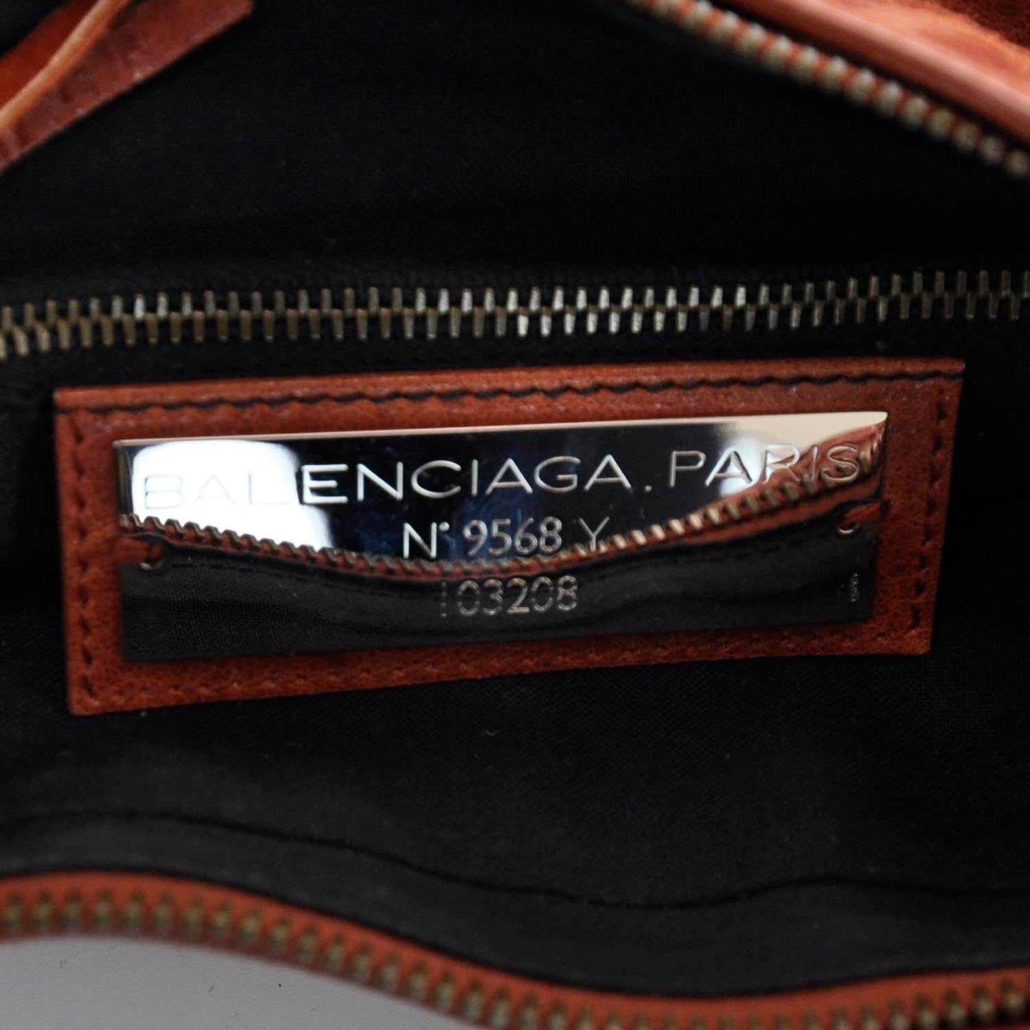 Balenciaga Chevre First Cognac 9 of 11