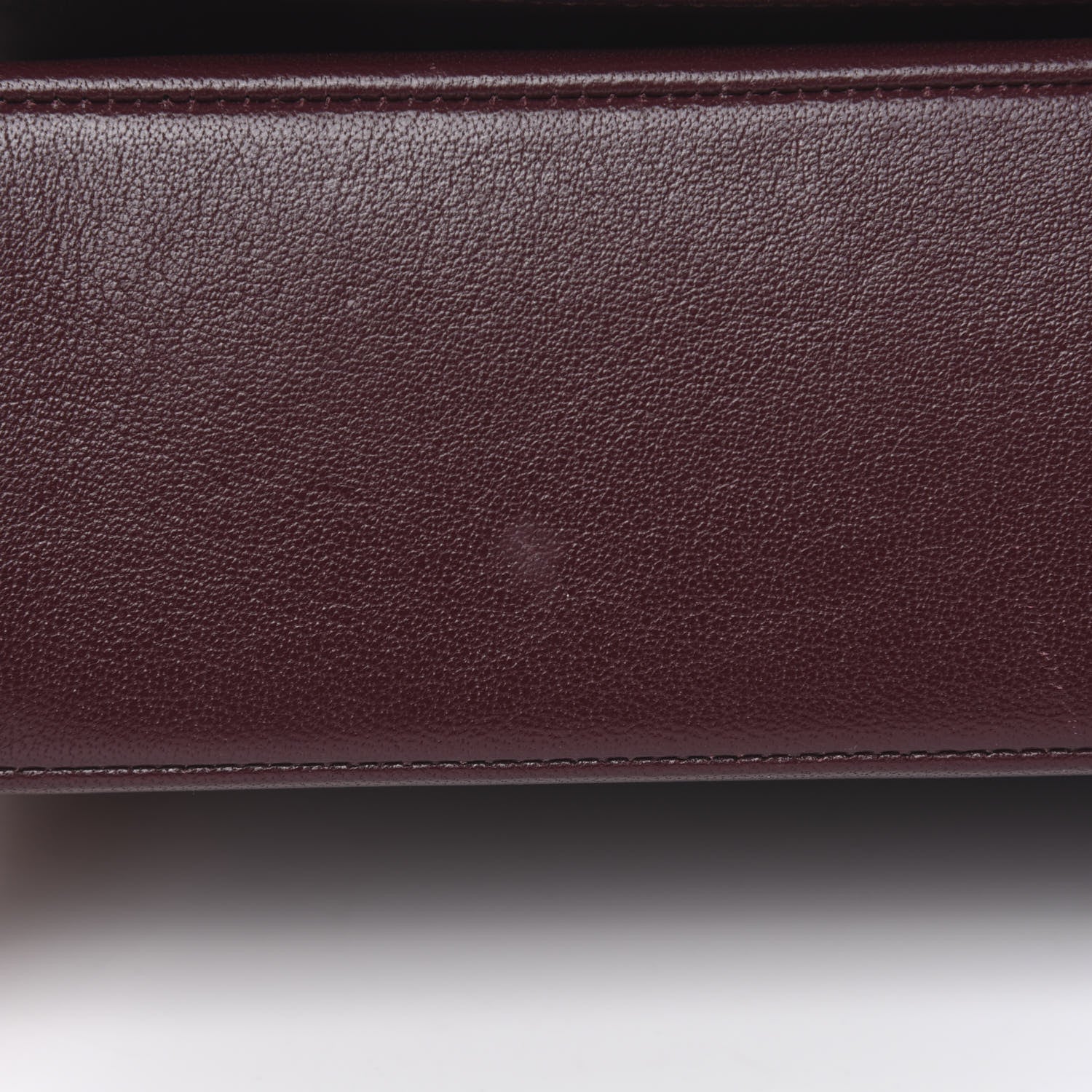Chanel Sheepskin Quilted Vintage Mademoiselle Flap Dark Red 11 of 14