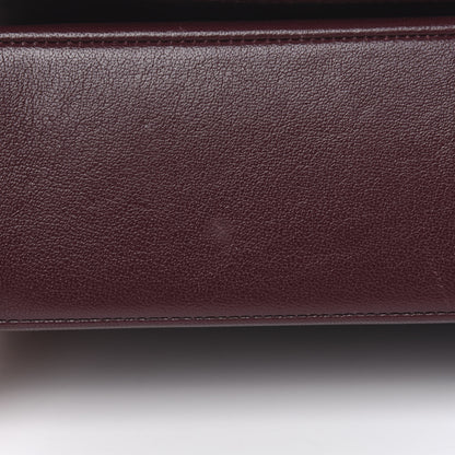 Chanel Sheepskin Quilted Vintage Mademoiselle Flap Dark Red 11 of 14