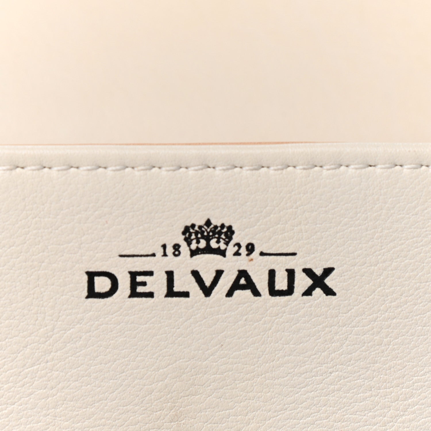 Delvaux Calfskin MM Tempete Satchel White 7 of 9