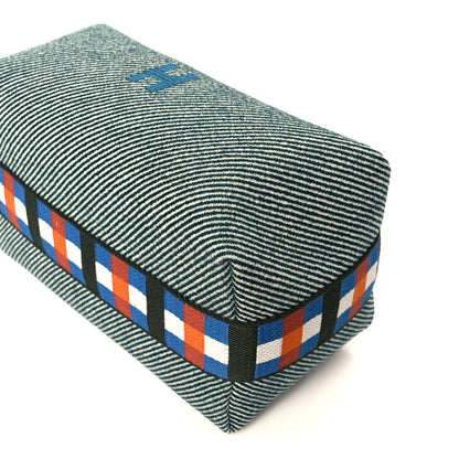 Hermes Wool Small Bride-A-Brac H Natte Pouch Bleu 9 of 9
