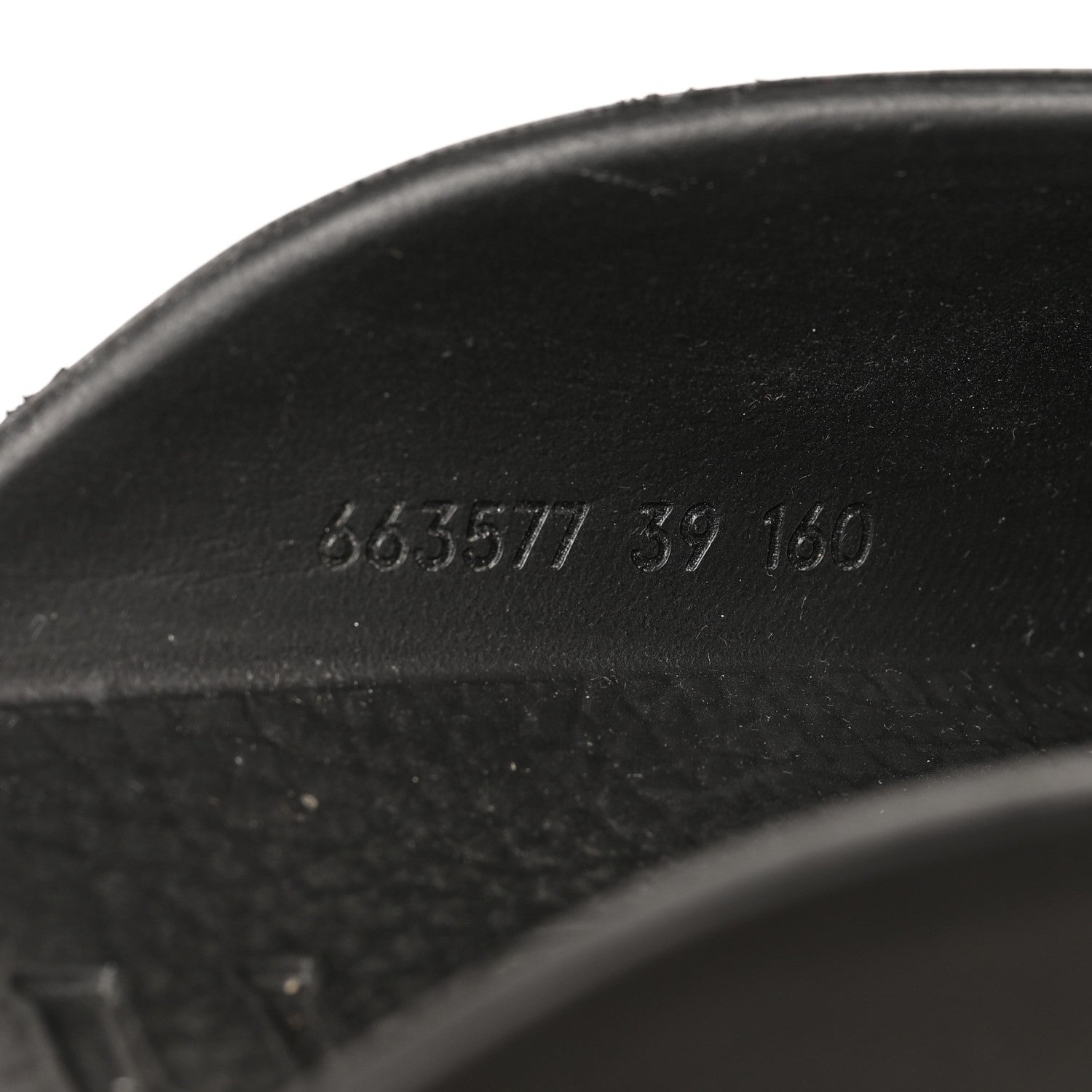 Gucci Rubber GG Monogram Perforated Elea Platform 55mm Lug Sole Sandals 39 Black 6 of 10