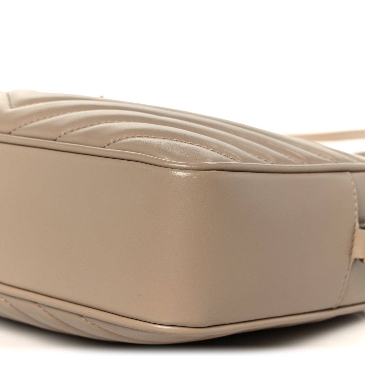 Saint Laurent Calfskin Matelasse Monogram Lou Camera Bag Dark Beige 10 of 10