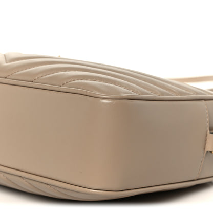 Saint Laurent Calfskin Matelasse Monogram Lou Camera Bag Dark Beige 10 of 10