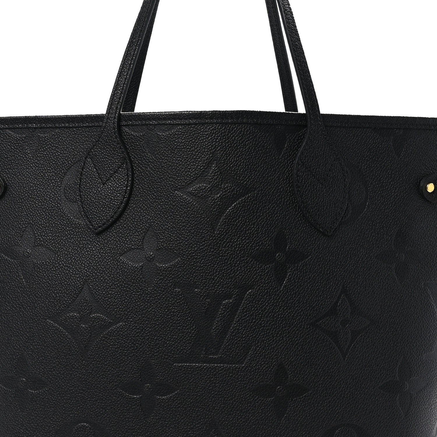Louis Vuitton Empreinte Monogram Giant Neverfull MM Black 8 of 11