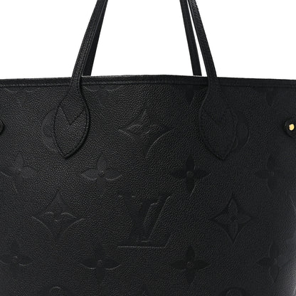 Louis Vuitton Empreinte Monogram Giant Neverfull MM Black 8 of 11