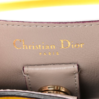 Christian Dior Ostrich Large Diorissimo Tote Yellow Beige 7 of 13