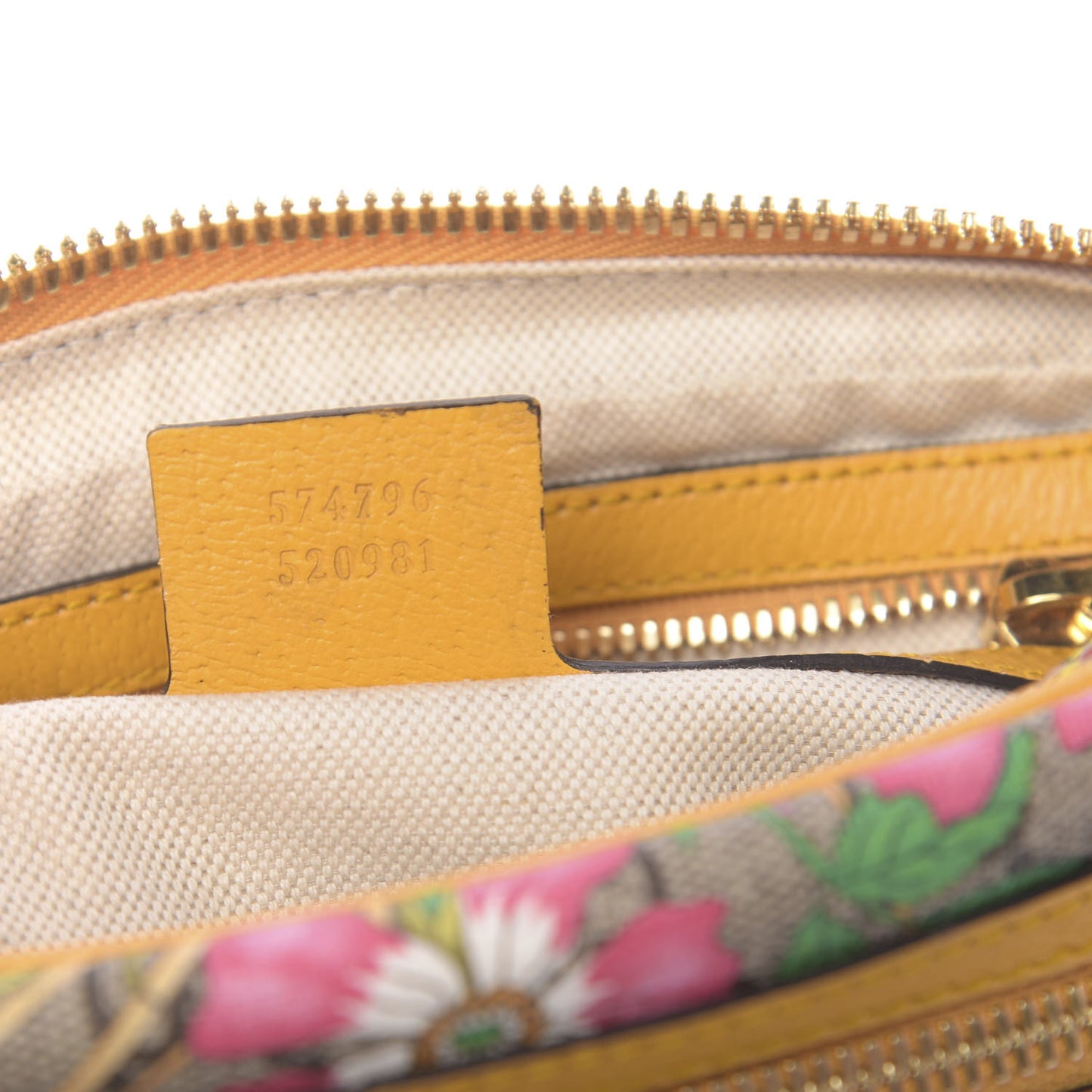 GG Supreme Monogram Flora Medium Ophidia Belt Bag Beige Multicolor Crop