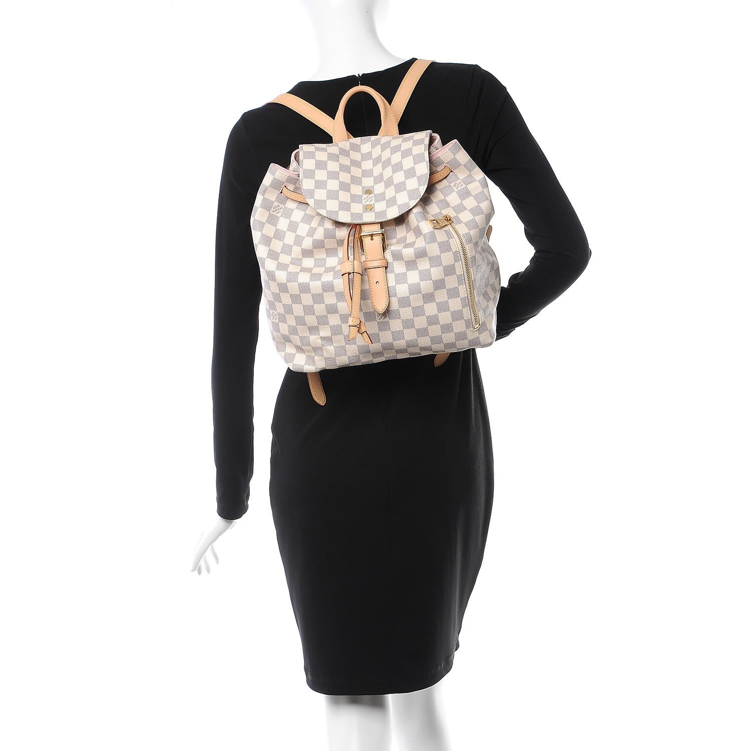 Louis Vuitton Damier Azur Sperone Backpack 2 of 6