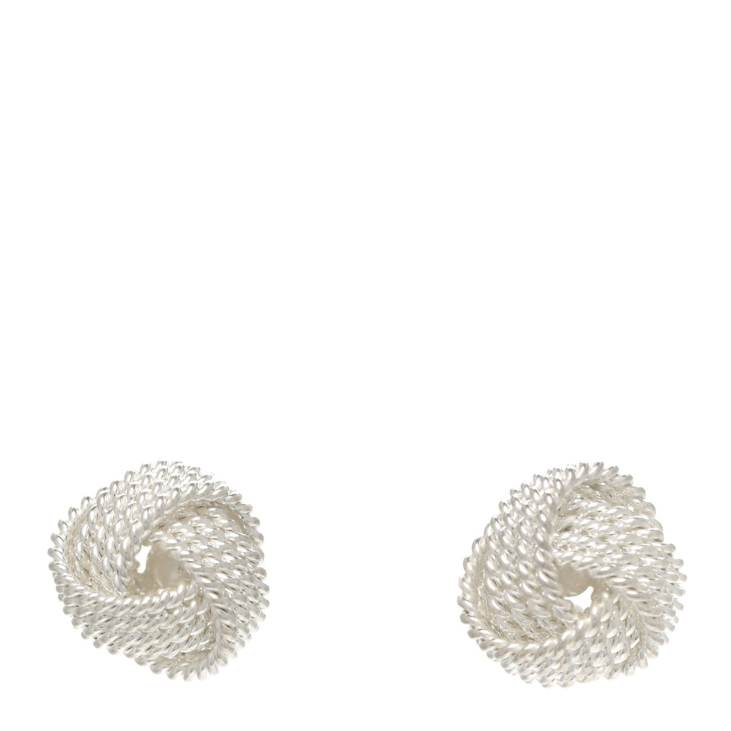 Sterling Silver Twist Knot Earrings