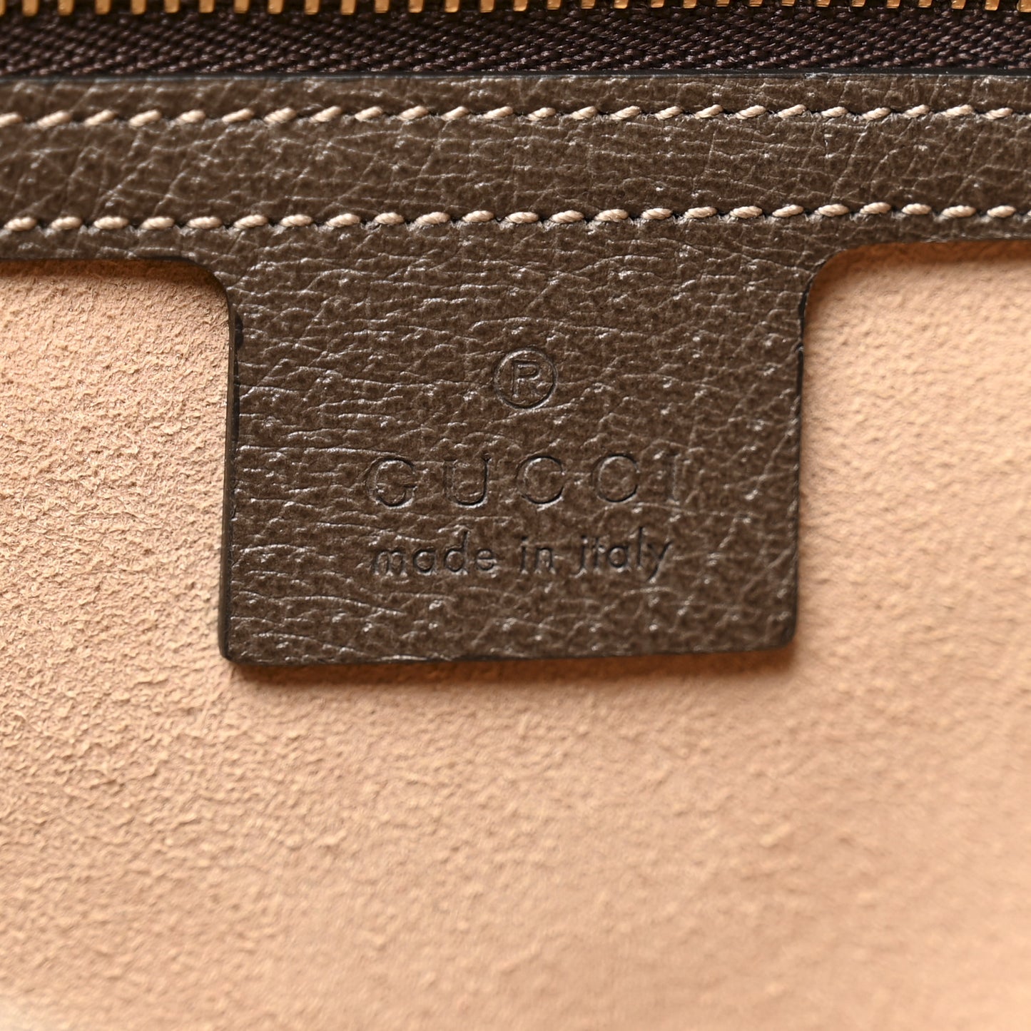 GG Supreme Monogram Web Small Ophidia Shoulder Bag Brown