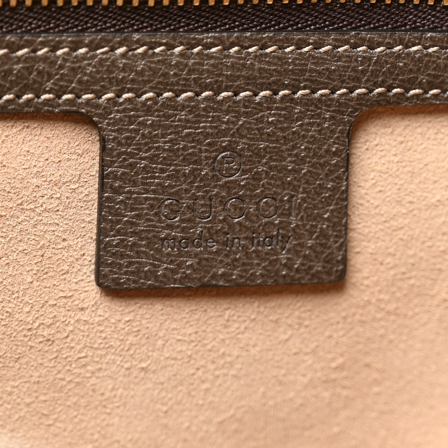 Gucci GG Supreme Monogram Web Small Ophidia Shoulder Bag Brown 6 of 11