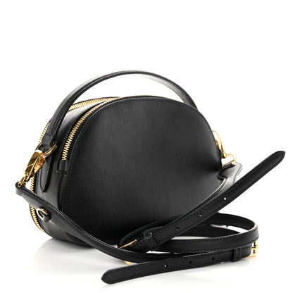Prada Saffiano Lux Odette Crossbody Black 3 of 10