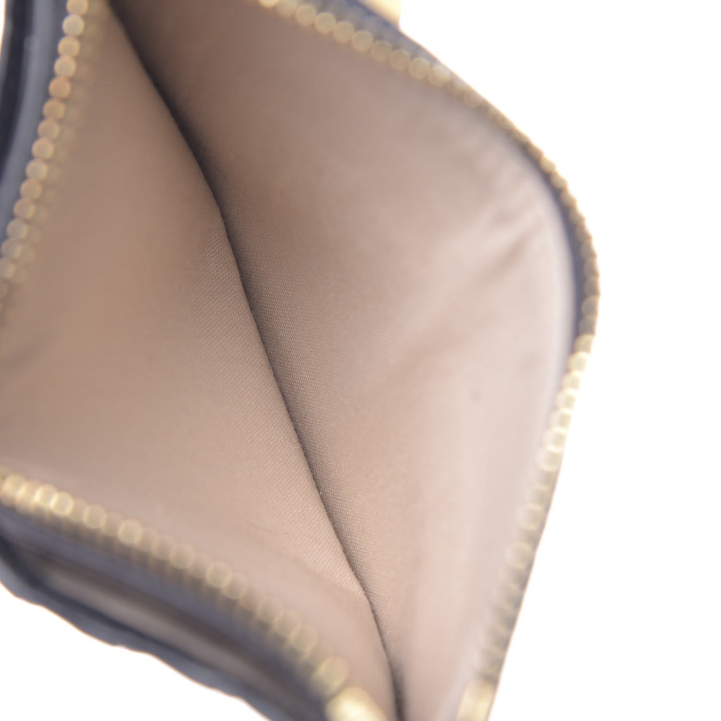 Grained Calfskin Drew Card Holder Black
