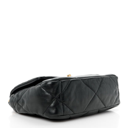 Chanel Lambskin Quilted Medium Chanel 19 Flap Black 5 of 13