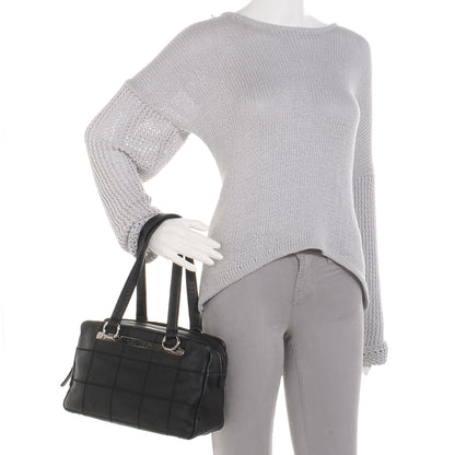 Chanel Caviar Square Stitched Tote Black 2 of 8