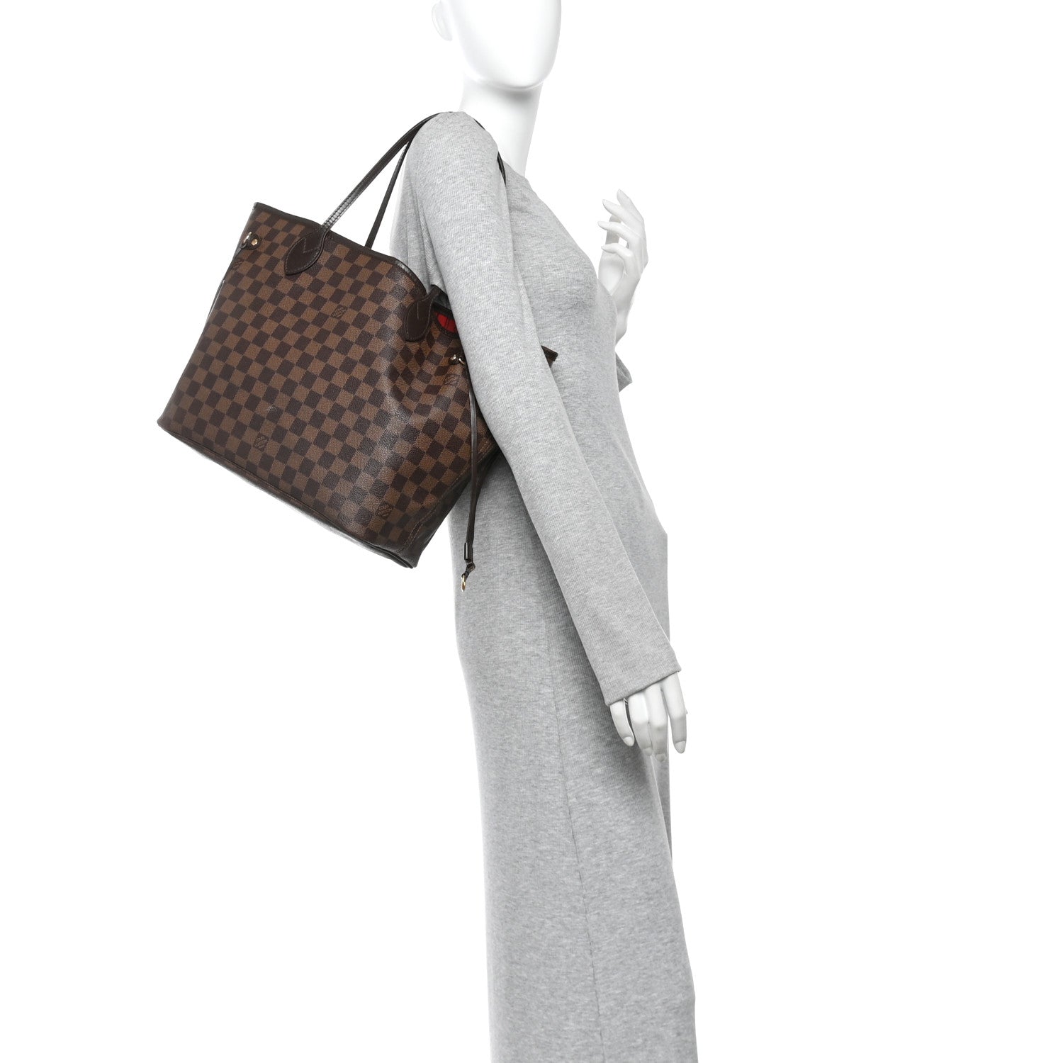 Louis Vuitton Damier Ebene Neverfull MM 2 of 14