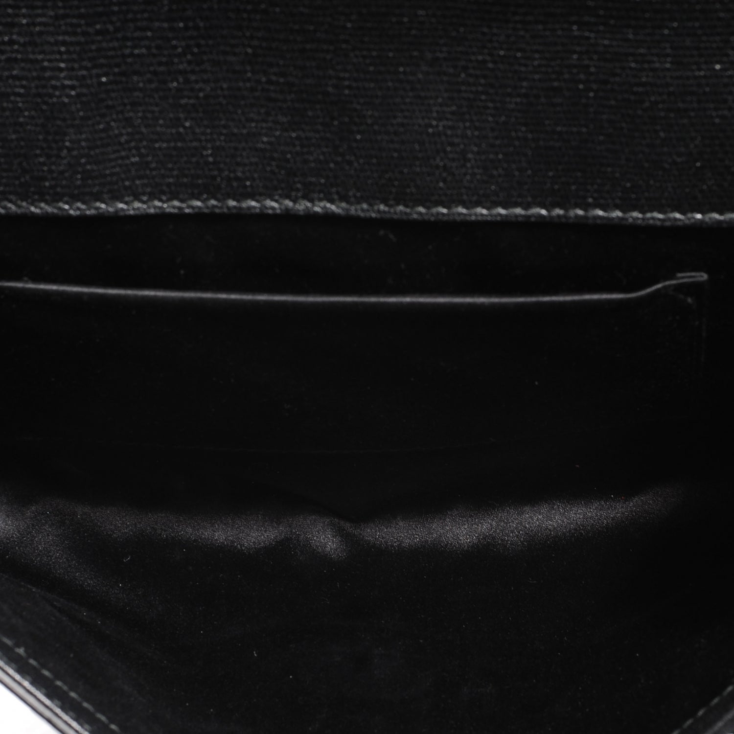 Saint Laurent Textured Leather ChYc Clutch Black 5 of 6