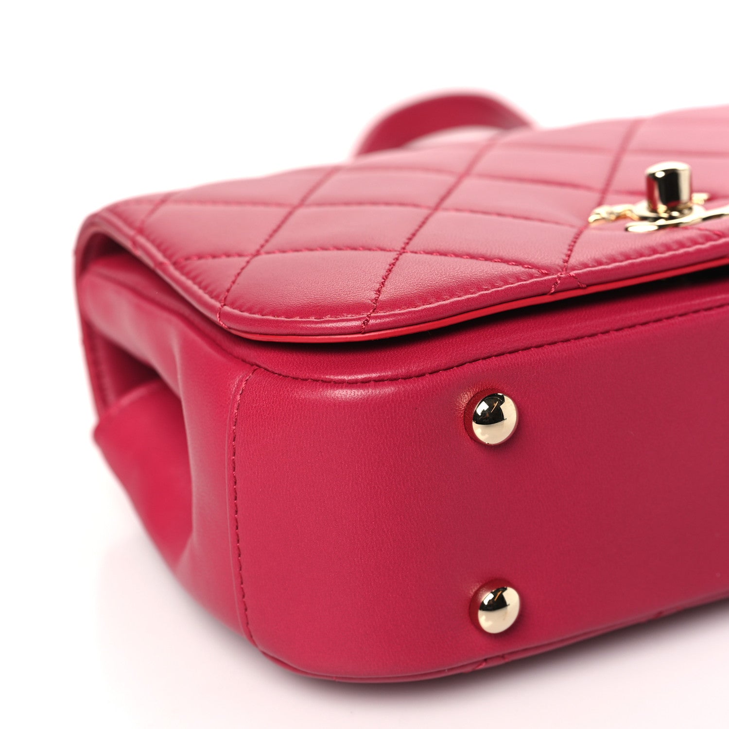 Chanel Lambskin Mini Carry Chic Flap Pink 9 of 10